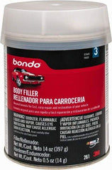 3M - Body Filler - 14 oz Body Filler, 1/2 oz Hardener - Americas Tooling