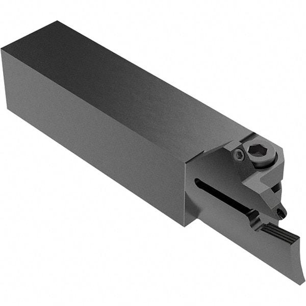 Seco - CFI, External, Left Hand, 19.5mm Max Depth of Cut, 55 to 80mm Groove Width, Indexable Grooving Tool Holder - LC.. 1606.. Insert Compatibility, 25mm Shank Height, 25mm Shank Width, 130.5mm OAL, Through Coolant - Americas Tooling