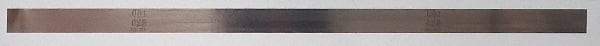 Made in USA - 0.003 Inch Thick x 1/2 Inch Wide x 12 Inch Leaf Length, Parallel Feeler Gage - Stainless Steel - Americas Tooling