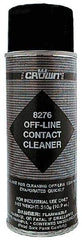 Crown - 10.9 Ounce Aerosol Contact Cleaner - 0°F Flash Point, Flammable, Food Grade, Plastic Safe - Americas Tooling