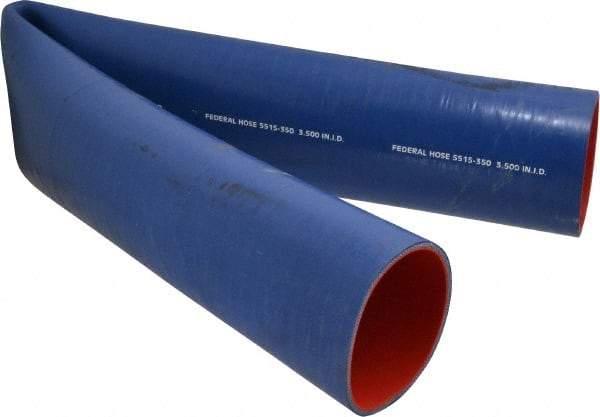 Federal Hose - 3-1/2" ID x 3.82" OD x 3' OAL, Coolant Hose - -65 to 350°F, Blue - Americas Tooling