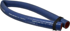 Federal Hose - 1-1/8" ID x 1.52" OD x 3' OAL, Coolant Hose - -65 to 350°F, Blue - Americas Tooling