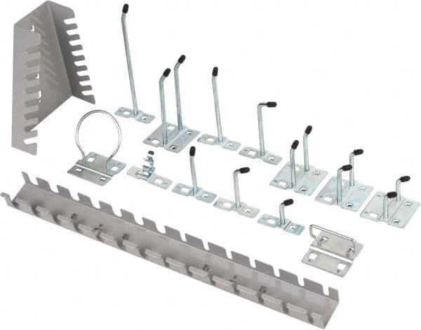 Kennedy - Tool Holder Sets For Square Hole Pegboard - Steel, 30 Piece Set - Americas Tooling