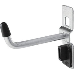 Kennedy - 1/4" Diam, 2" Long Single Vertical End Pegboard Hook - Steel - Americas Tooling