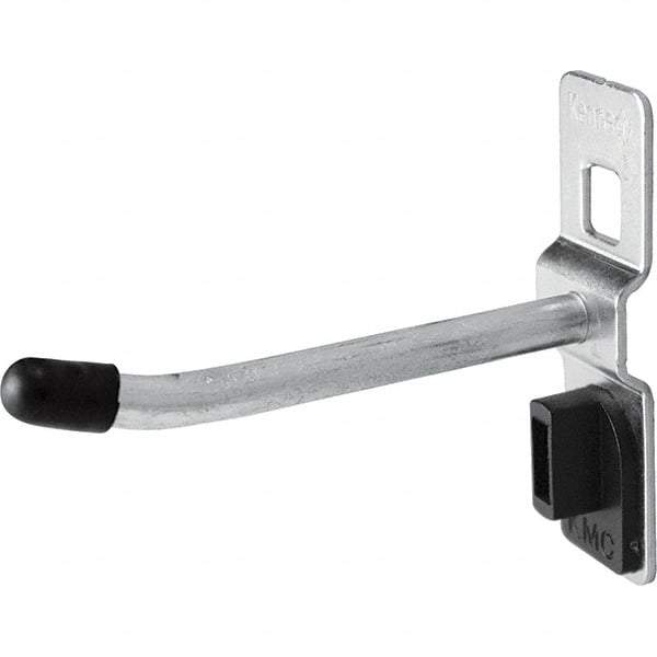 Kennedy - 5/32" Diam, 2-3/8" Long Single Angled End Pegboard Hook - Steel - Americas Tooling