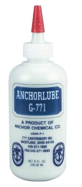 Made in USA - Anchorlube G-771, 5 Gal Pail Cutting Fluid - Water Soluble, For Broaching, Counterboring, Drawing, Drilling, Engraving, Fly-Cutting, Hole Extruding, Milling, Piercing, Punching, Sawing, Seat Forming, Spot Facing, Tapping - Americas Tooling