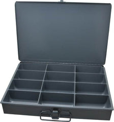 Durham - 12 Compartment Small Steel Storage Drawer - 13-3/8 Inches Wide x 9-1/4 Inches Deep - Americas Tooling