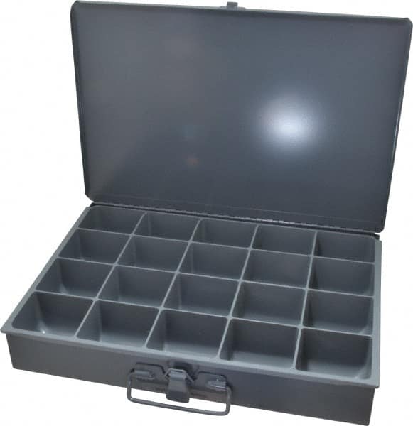 Durham - 20 Compartment Small Steel Storage Drawer - 13-3/8 Inches Wide x 9-1/4 Inches Deep - Americas Tooling