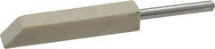 Made in USA - 1/4" Diam, 1/8" Shank Diam, Taper Shaped Mounted Bob - Hard Density, 1/4" Head Length, 1-1/2" Shank Length, Wool Felt, for Reciprocating Tools - Americas Tooling