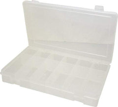 Durham - 10-13/16" Wide x 1-3/4" High x 6-3/4" Deep, Small Parts Compartment Box - Polypropylene Frame, 12 Compartments, 3" Wide x 1-9/16" High x 1-11/16" Deep Bin - Americas Tooling