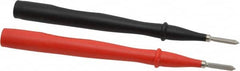 Fluke - Black/Red Electrical Test Equipment Probe - Use with Fluke 175, 177, 179 True RMS Digital Multimeters, Fluke 345 Powers Quality Clamp Meters, Fluke 373 True RMS AC Clamp Meters, Fluke 374 FC True-rms AC/DC Clamp Meters - Americas Tooling