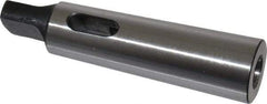 Interstate - MT1 Inside Morse Taper, MT3 Outside Morse Taper, Standard Reducing Sleeve - Hardened & Ground Throughout, 1/4" Projection, 175mm OAL, 20mm Body Diam - Exact Industrial Supply