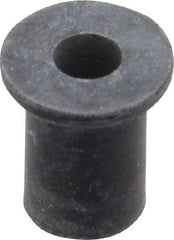 RivetKing - #8-32, 0.438" Diam x 0.052" Thick Flange, Rubber Insulated Rivet Nut - UNC Thread, Rubber, 5/16" Body Diam, 1/2" OAL - Americas Tooling