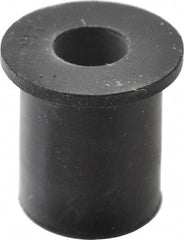 RivetKing - 1/4-20, 0.63" Diam x 0.051" Thick Flange, Rubber Insulated Rivet Nut - UNC Thread, Rubber, 1/2" Body Diam, 0.63" OAL - Americas Tooling