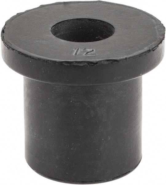 RivetKing - 5/16-18, 7/8" Diam x 1/8" Thick Flange, Rubber Insulated Rivet Nut - UNC Thread, Rubber, 9/16" Body Diam, 0.725" OAL - Americas Tooling