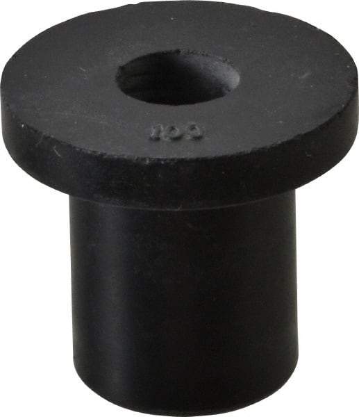 RivetKing - 3/8-16, 1-1/4" Diam x 0.187" Thick Flange, Rubber Insulated Rivet Nut - Neoprene, 3/4" Body Diam, 1-1/16" OAL - Americas Tooling