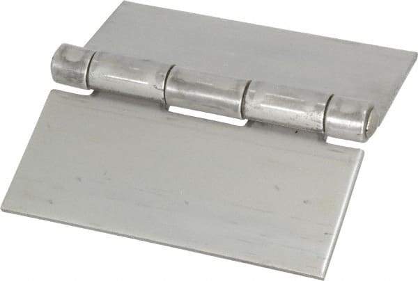 Value Collection - 4" Long x 4" Wide x 0.12" Thick, 316 Stainless Steel Commercial Hinge - 0.25" Pin Diam - Americas Tooling