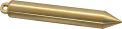 Lufkin - 6-3/4 Inch Long, 1 Inch Diameter Brass Plumb Bob - 20 Ounce - Americas Tooling