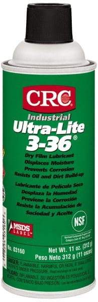 CRC - 16 oz Aerosol Dry Film Lubricant - Amber, -40°F to 300°F, Food Grade - Americas Tooling