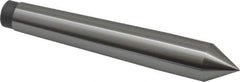 Value Collection - 0.48" Head Diam, Steel Standard Point Solid Dead Center - 1MT Morse Taper, 0.48" Point Diam, 3-5/32" OAL - Americas Tooling