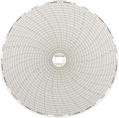 Dickson - 32 to 122°F, 7 Day Recording Time Chart - 8 Inch Diameter, Use with Esx Recorders - Americas Tooling