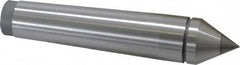 Value Collection - 0.95" Head Diam, Carbide-Tipped Steel Standard Point Solid Dead Center - 3MT Morse Taper, 0.95" Point Diam, 4.92" OAL - Americas Tooling