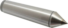 Value Collection - 1.76" Head Diam, Carbide-Tipped Steel Standard Point Solid Dead Center - 5MT Morse Taper, 1.76" Point Diam, 7-7/8" OAL - Americas Tooling