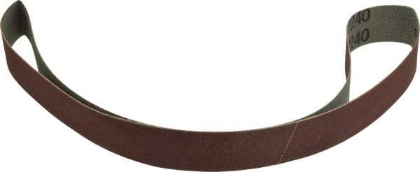 Tru-Maxx - 1" Wide x 30" OAL, 240 Grit, Aluminum Oxide Abrasive Belt - Aluminum Oxide, Very Fine, Coated - Americas Tooling