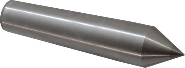 Made in USA - Carbide-Tipped Alloy Steel Standard Point Solid Dead Center - 5MT Morse Taper, 8-1/2" OAL - Americas Tooling