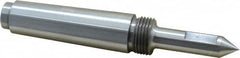 Riten - 1/2" Head Diam, Steel Long Point Solid Dead Center - 3MT Morse Taper, 1/2" Point Diam, 2" Point Length - Americas Tooling