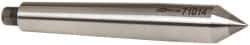 Riten - 0.475" Head Diam, Carbide-Tipped Steel Standard Point Half Dead Center - 1MT Morse Taper, 0.475" Point Diam, 3-5/16" OAL - Americas Tooling