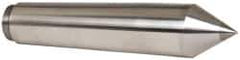 Riten - 0.475" Head Diam, Carbide-Tipped Steel Standard Point Solid Dead Center - 1MT Morse Taper, 0.475" Point Diam, 3-5/16" OAL - Americas Tooling