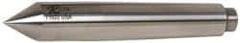 Riten - 0.7" Head Diam, Hardened Tool Steel Standard Point Half Dead Center - 2MT Morse Taper, 0.7" Point Diam, 4-3/16" OAL - Americas Tooling