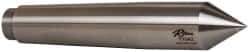 Riten - 1.231" Head Diam, Hardened Tool Steel Standard Point Half Dead Center - 4MT Morse Taper, 1.231" Point Diam, 6-3/4" OAL - Americas Tooling