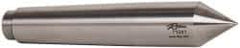 Riten - 1.231" Head Diam, Hardened Tool Steel Standard Point Solid Dead Center - 4MT Morse Taper, 1.231" Point Diam, 6-3/4" OAL - Americas Tooling