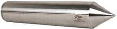 Riten - 2.494" Head Diam, Hardened Tool Steel Standard Point Solid Dead Center - 6MT Morse Taper, 2.494" Point Diam, 11-1/2" OAL - Americas Tooling