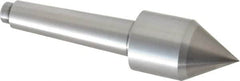 Riten - 1-1/4" Head Diam, Carbide-Tipped Steel Standard Point Solid Dead Center - 2MT Morse Taper, 1-1/4" Point Diam - Americas Tooling