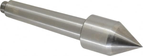 Riten - 1-1/4" Head Diam, Carbide-Tipped Steel Standard Point Solid Dead Center - Jarno 6 Taper, 1-1/4" Point Diam - Americas Tooling