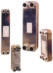 Bell & Gossett - Inch, Brazed Plate Heat Exchanger - Max psi, °F Max," Wide x" High x" Deep - Americas Tooling