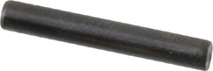 Holo-Krome - 3mm Diam x 20mm Pin Length Grade 8 Alloy Steel Standard Dowel Pin - Black Luster Finish, C 60 (Surface) & C 50-58 Hardness, 1 Beveled & 1 Rounded End - Americas Tooling