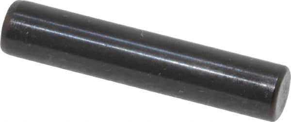 Holo-Krome - 6mm Diam x 30mm Pin Length Grade 8 Alloy Steel Standard Dowel Pin - Black Luster Finish, C 60 (Surface) & C 50-58 Hardness, 1 Beveled & 1 Rounded End - Americas Tooling