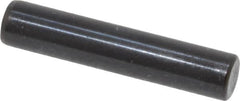 Holo-Krome - 6mm Diam x 30mm Pin Length Grade 8 Alloy Steel Standard Dowel Pin - Black Luster Finish, C 60 (Surface) & C 50-58 Hardness, 1 Beveled & 1 Rounded End - Americas Tooling