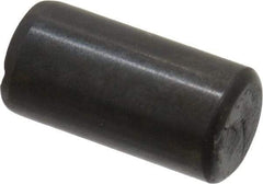 Holo-Krome - 8mm Diam x 16mm Pin Length Grade 8 Alloy Steel Standard Dowel Pin - Black Luster Finish, C 60 (Surface) & C 50-58 Hardness, 1 Beveled & 1 Rounded End - Americas Tooling