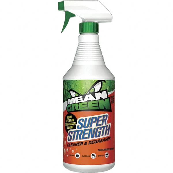 Mean Green - 32 oz Spray Bottle Cleaner/Degreaser - Liquid, Biodegradable, Low Odor - Americas Tooling