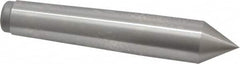 Royal Products - 0.938" Head Diam, High Speed Steel Standard Point Solid Dead Center - 3MT Morse Taper, 0.938" Point Diam, 5-1/4" OAL - Americas Tooling