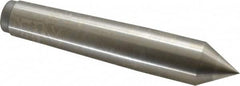 Royal Products - 1.231" Head Diam, High Speed Steel Standard Point Solid Dead Center - 4MT Morse Taper, 1.231" Point Diam, 6-3/4" OAL - Americas Tooling