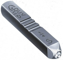 Made in USA - 3/8" Character Size, 8 Character, Heavy Duty Individual Steel Stamp - Steel, Individual - Americas Tooling