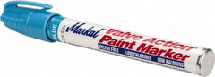 Markal - Lt. Blue Lead-Free Paint Marker - Alcohol Base Ink - Americas Tooling