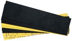 Gravotech - 8 Inch Long x 2 Inch High, Plastic Engraving Stock - Yellow and Black - Americas Tooling