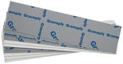 Gravotech - 8 Inch Long x 2 Inch High, Plastic Engraving Stock - Gray and White - Americas Tooling